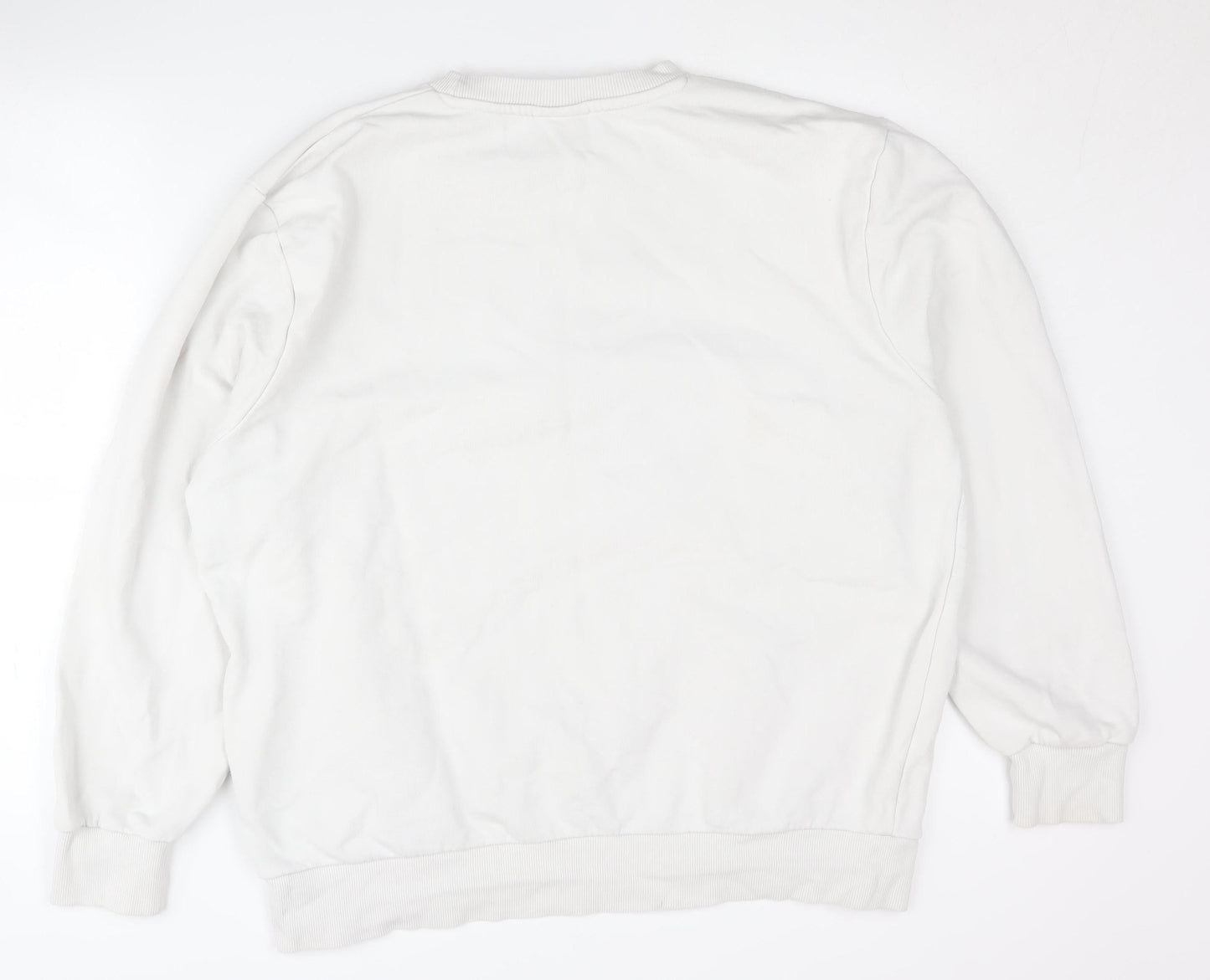 Ellesse Women's White Sweatshirt UK 8 with Logo Design
