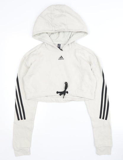 Adidas Women's Ivory XS Pullover Hoodie