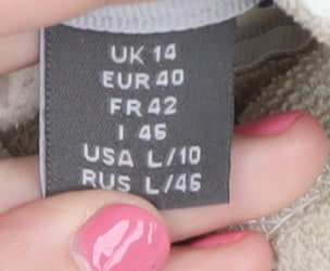 Womens UK Size 14 Regatta Great Outdoors Ivory Full Zip