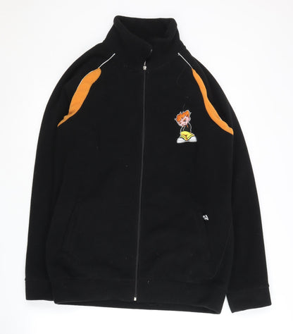 Mens UK Size L Bradley Black Basic Jacket