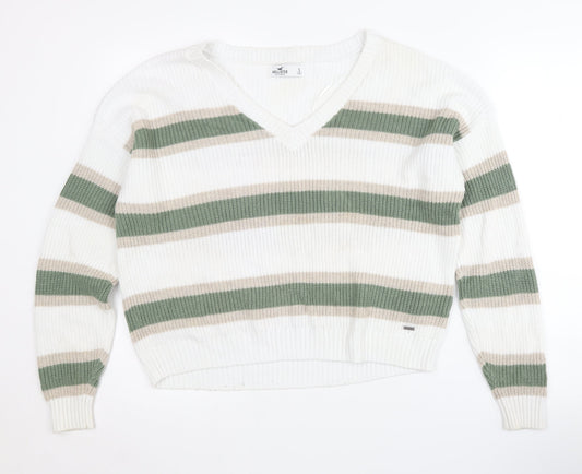 Womens UK Size S Hollister Multicoloured Pullover Jumper