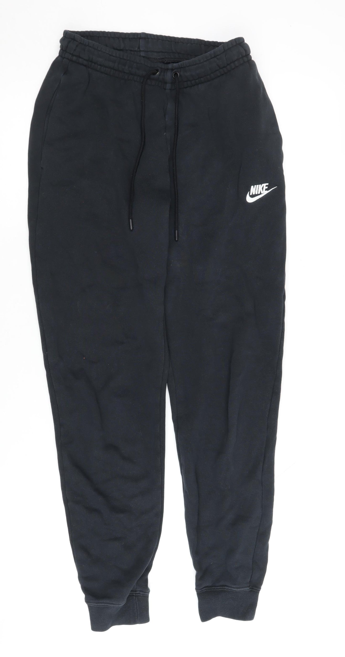 Nike Men's Black Jogger Trousers XS Elastic Drawstring