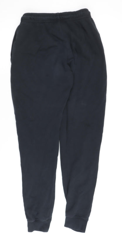 Nike Men's Black Jogger Trousers XS Elastic Drawstring