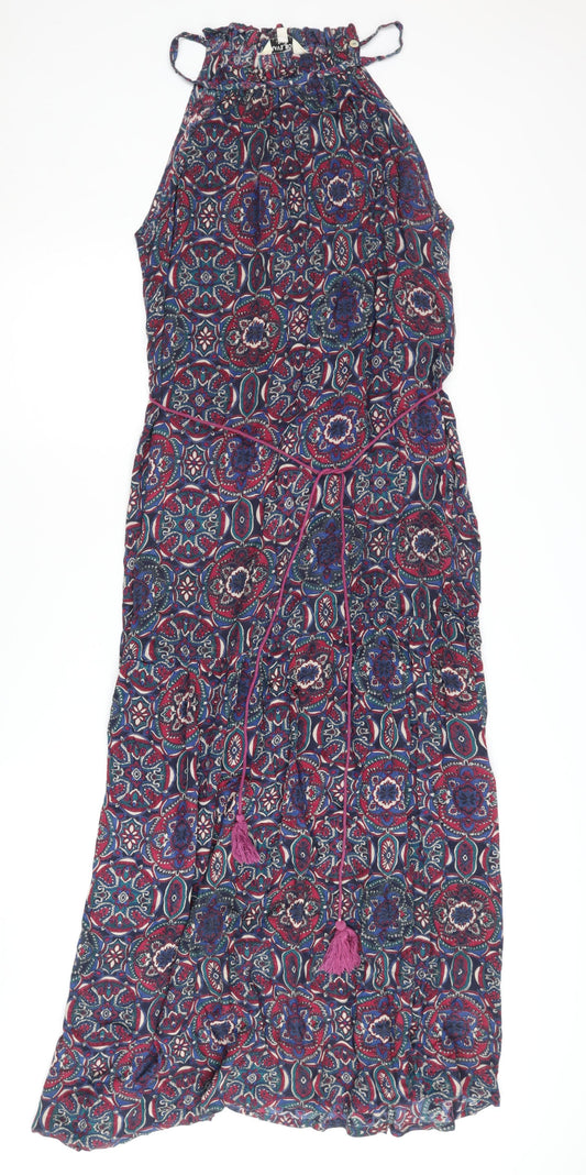 Brave Soul Women's Multicoloured Midi Bohemian Maxi Dress