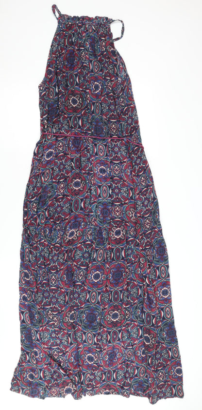 Brave Soul Women's Multicoloured Midi Bohemian Maxi Dress