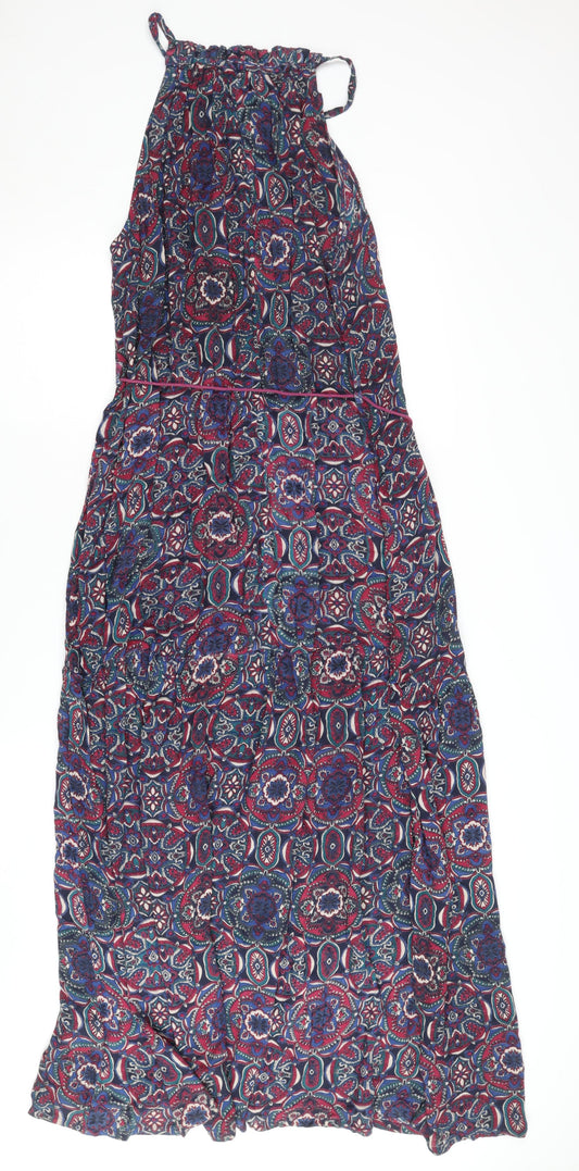 Brave Soul Women's Multicoloured Midi Bohemian Maxi Dress