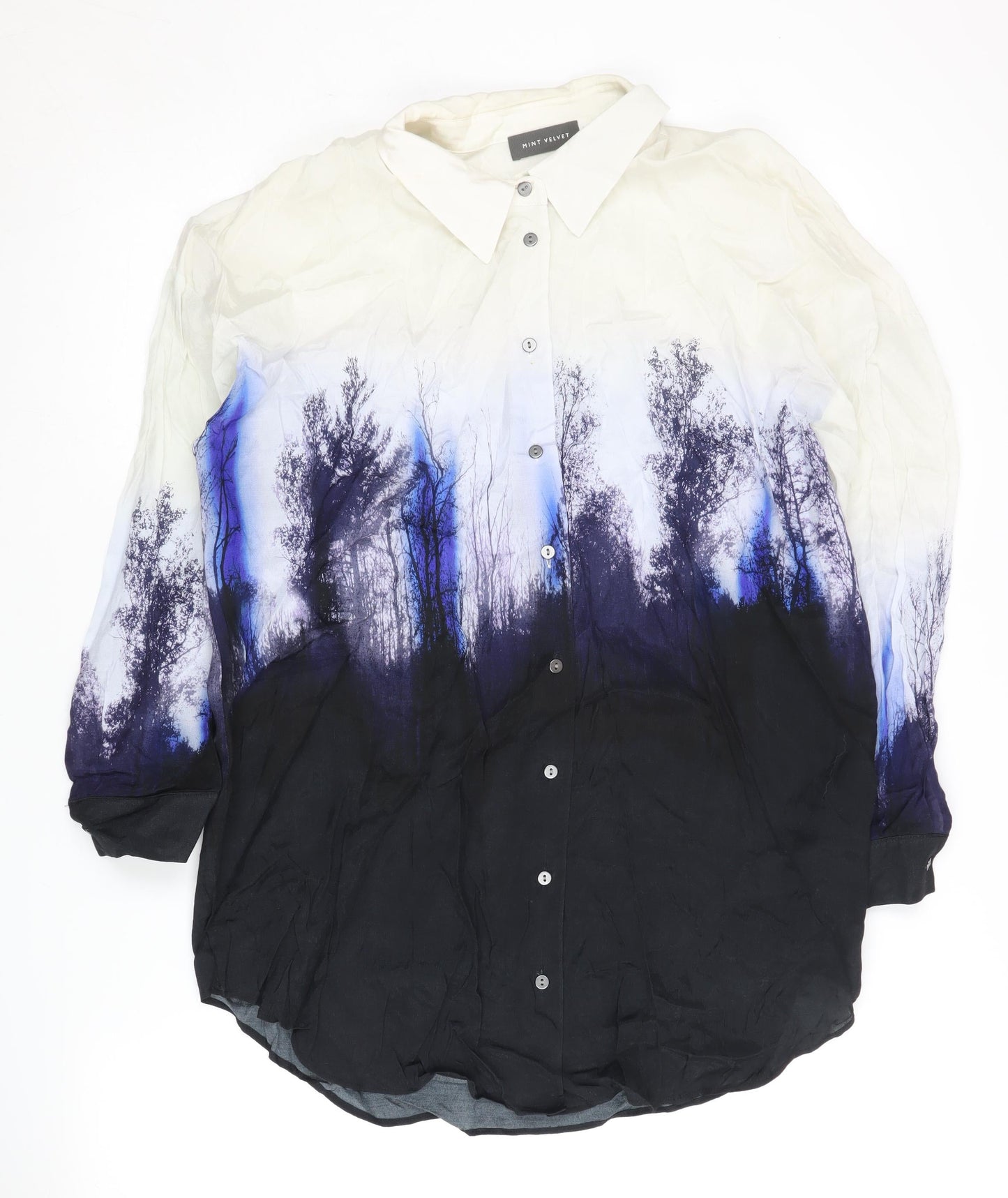 Womens UK Size S Mint Velvet Multicoloured Basic Button-Up
