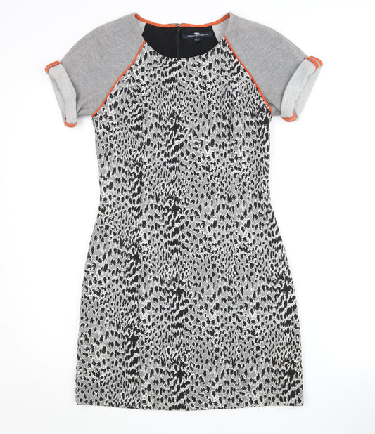 French Connection Women's Animal Print Shift Dress
