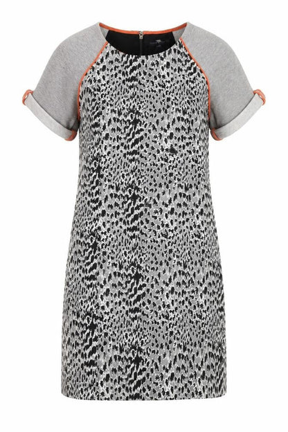 French Connection Women's Animal Print Shift Dress