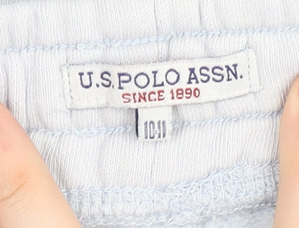 U.S. Polo Assn. Boys Sky Blue Jogger Trousers, Soft Fleece
