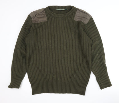 Champion Men's Green Pullover Jumper Size L