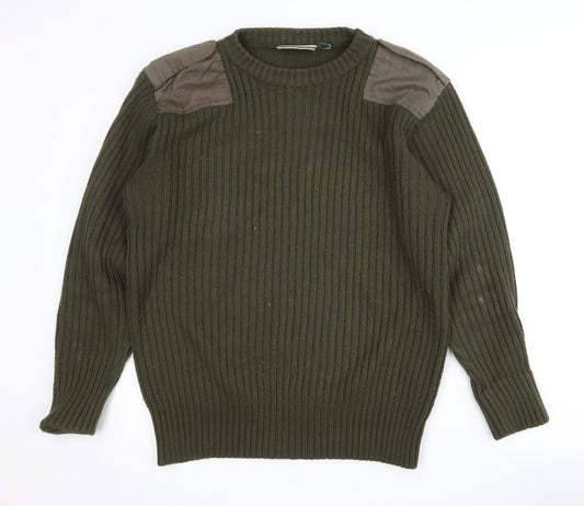 Champion Men's Green Pullover Jumper Size L