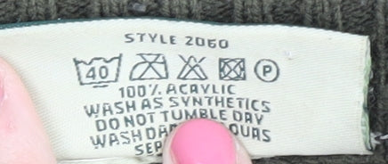 Champion Men's Green Pullover Jumper Size L