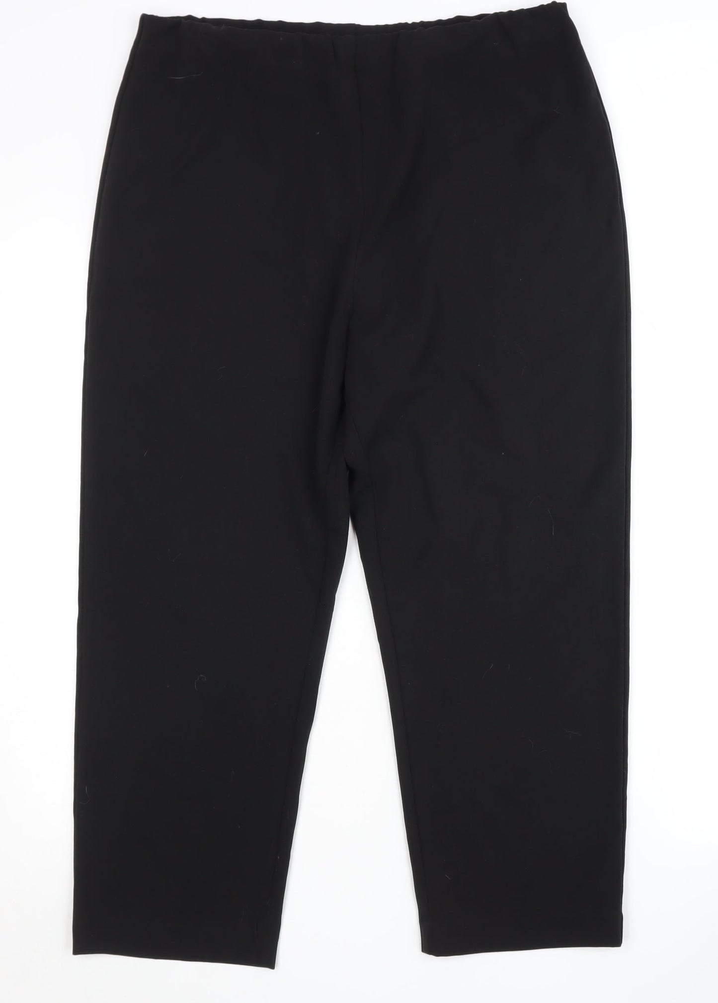 Womens UK Size 14 ISLE   Black Trousers