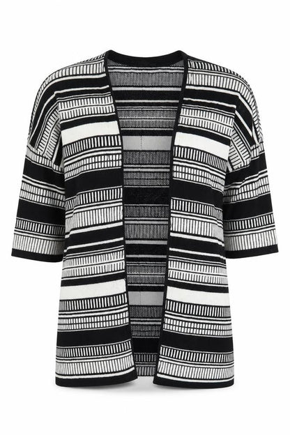 Womens UK Size 10 ESMARA Black Cardigan Jumper