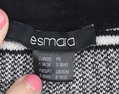 Womens UK Size 10 ESMARA Black Cardigan Jumper