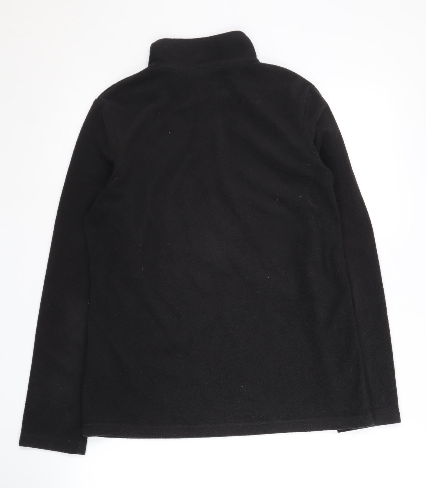 Regatta Women's Black Fleece Zip Sweatshirt Size 12
