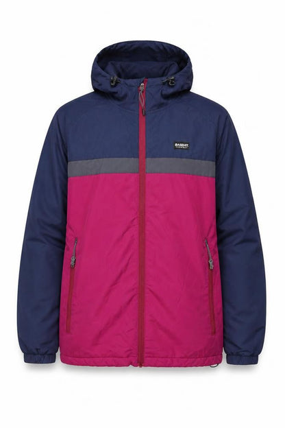 Basehit Multicoloured Nylon Hooded Jacket Size L