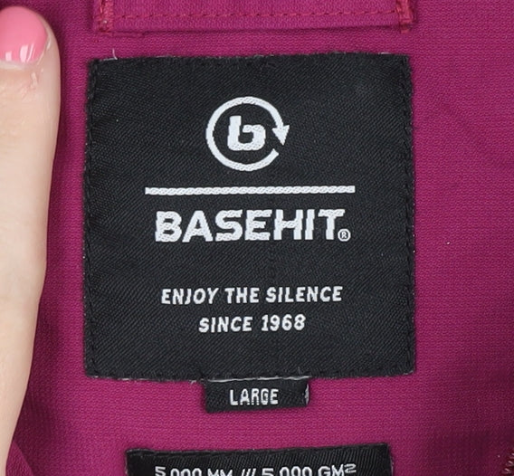 Basehit Multicoloured Nylon Hooded Jacket Size L