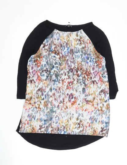 Womens UK Size 10 Warehouse Multicoloured Tunic Blouse