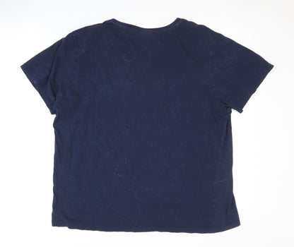 Marvel Men’s Blue Captain America XL T-Shirt