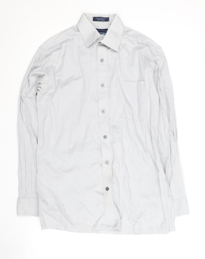 Joseph Abboud Men's White Long Sleeve Shirt Size 16