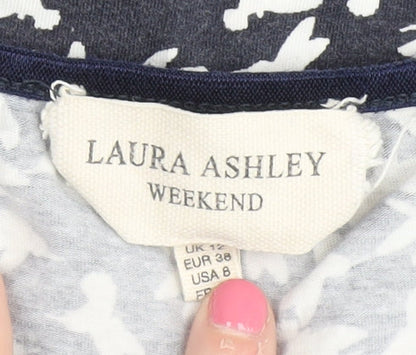 Womens UK Size 12 Laura Ashley Black Camisole Tank