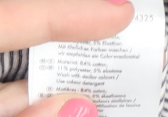 Esprit Women's White XL Striped Long Sleeve T-Shirt