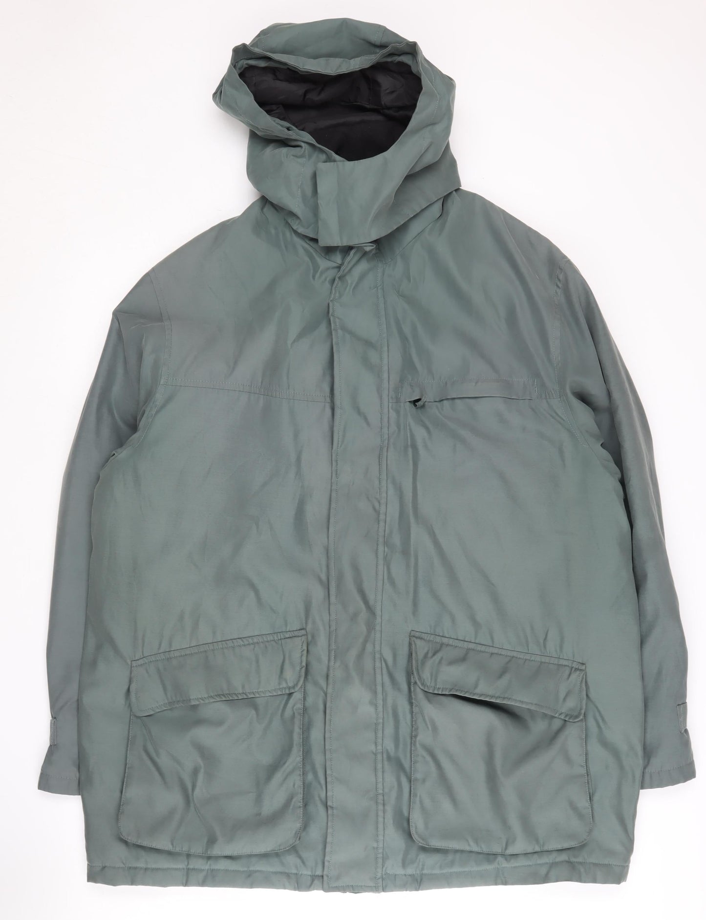 Mens UK Size L Marks and Spencer Green Basic Jacket