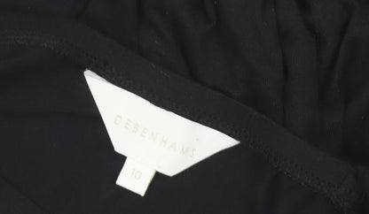Debenhams Women's Black Slip Dress Size 10
