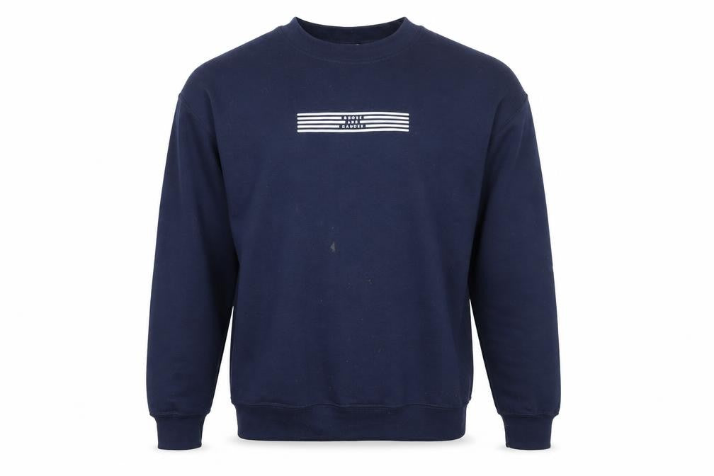 Front view of Goose & Gander Men's Blue Pullover Sweatshirt S