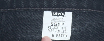 Levi's Women's Black Tapered Relaxed Jeans Size 6