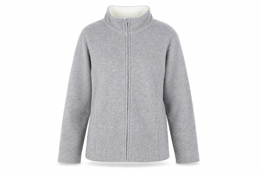 Womens UK Size M Isle Essentials Grey Basic Jacket