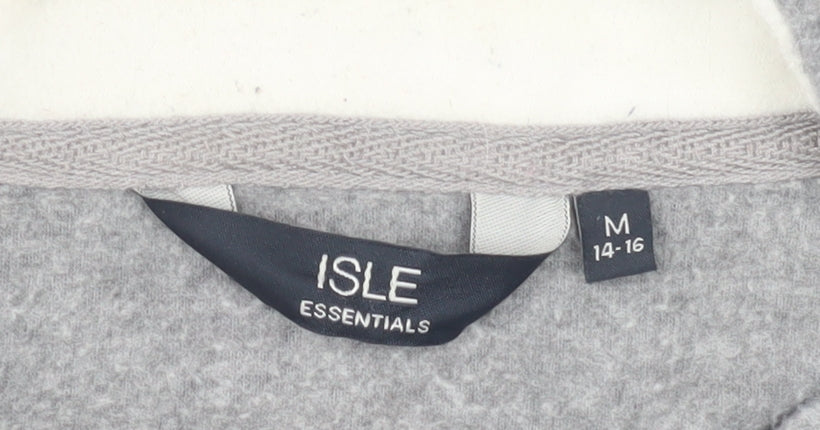 Womens UK Size M Isle Essentials Grey Basic Jacket