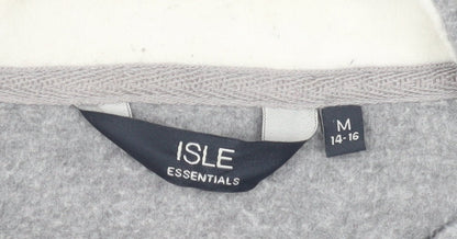 Womens UK Size M Isle Essentials Grey Basic Jacket