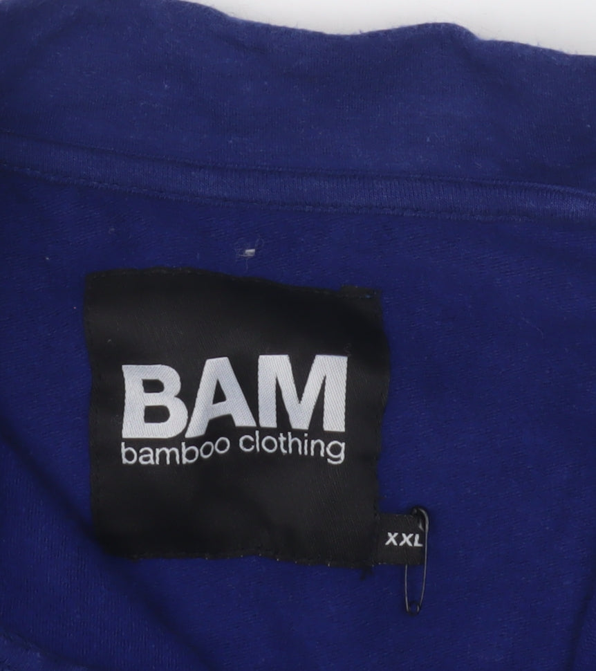 Mens UK Size 2XL BAM Blue Basic Jacket