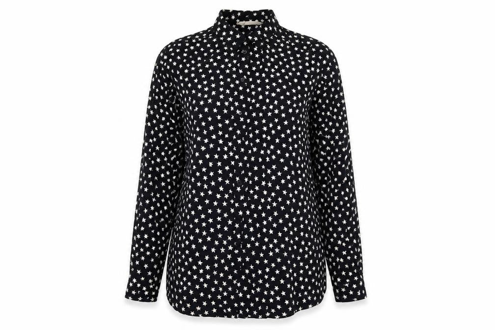 Womens UK Size 12 H&M Black Basic Blouse