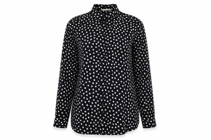 Womens UK Size 12 H&M Black Basic Blouse