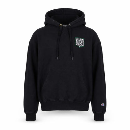 Mens UK Size S Champion Black Pullover Hoodie