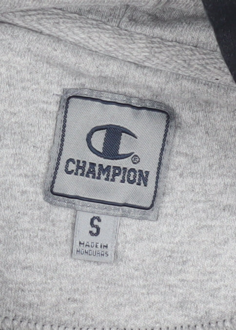 Mens UK Size S Champion Black Pullover Hoodie