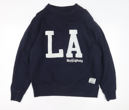 The Stronghold Men's Blue Pullover Sweatshirt Size S