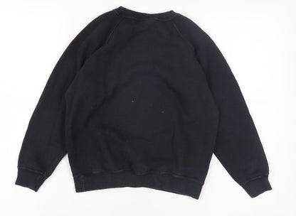 Absolute Cult Black Unisex Kids M Holiday Graphic Sweatshirt