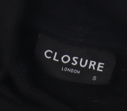 Mens UK Size S Closure London Black Pullover Hoodie