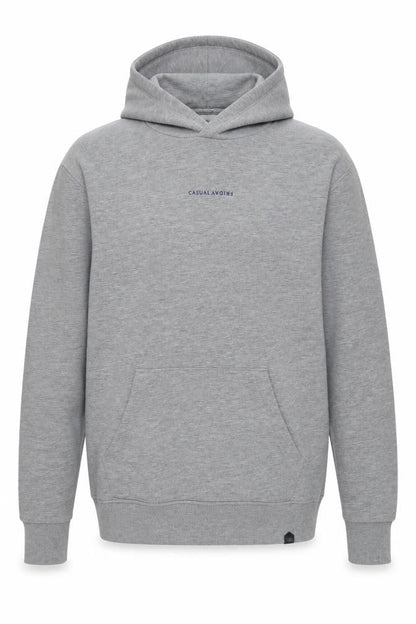 Casual Friday Men's Grey Pullover Hoodie M