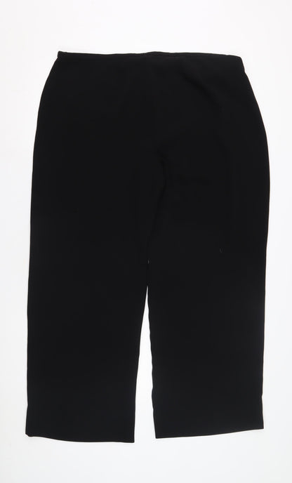 Olsen Collection Women's Black Straight Trousers
