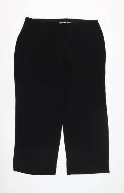 Olsen Collection Women's Black Straight Trousers
