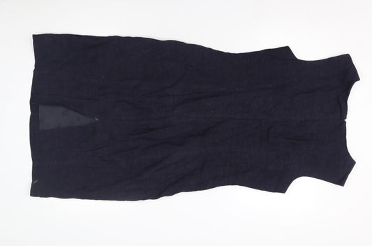 Hobbs Women's Blue Sheath Dress Size 12