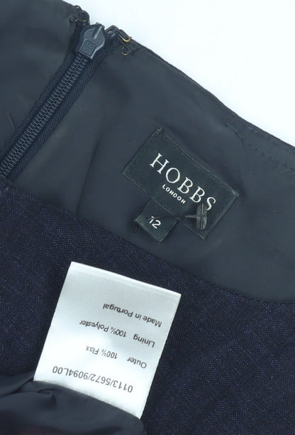 Hobbs Women's Blue Sheath Dress Size 12