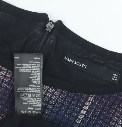 Karen Millen Women's Multicoloured Shift Dress, Size 8