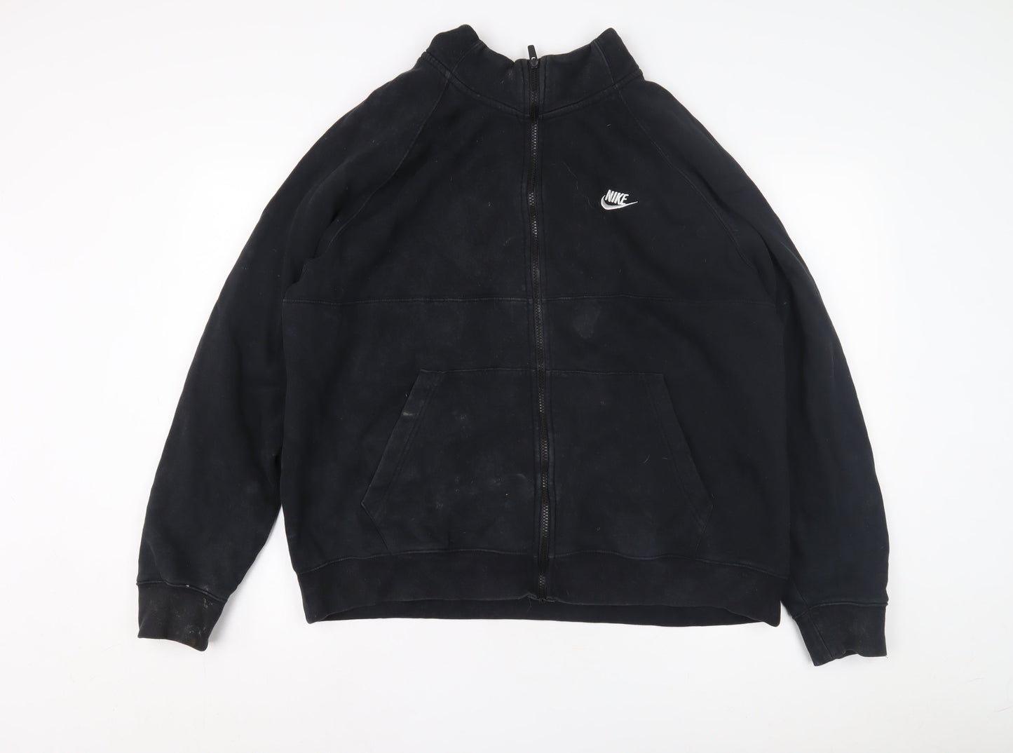 Mens UK Size XL Nike Black Full Zip Sweatshirt